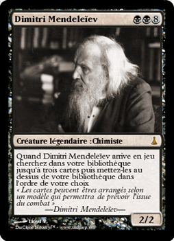 Dmitri Mendeleïev funcard